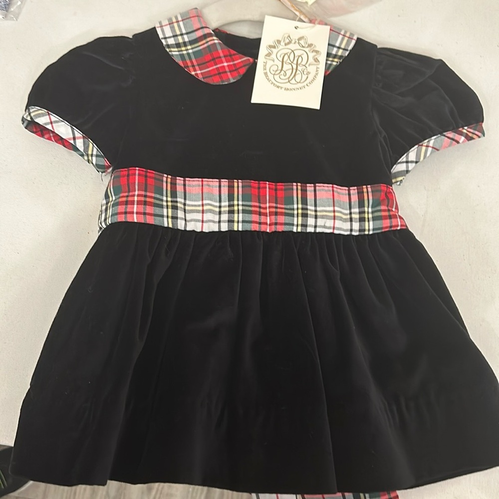 NWT TBBC Velvet Cindy Lou Sash Dress